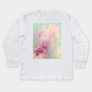 Oil Painting Watercolor-Looking Art Kids Long Sleeve T-Shirt